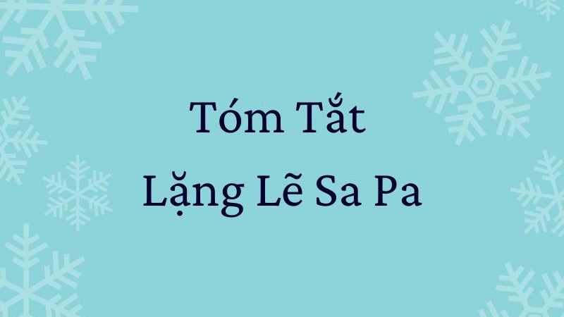 Tóm tắt Lặng lẽ Sa Pa