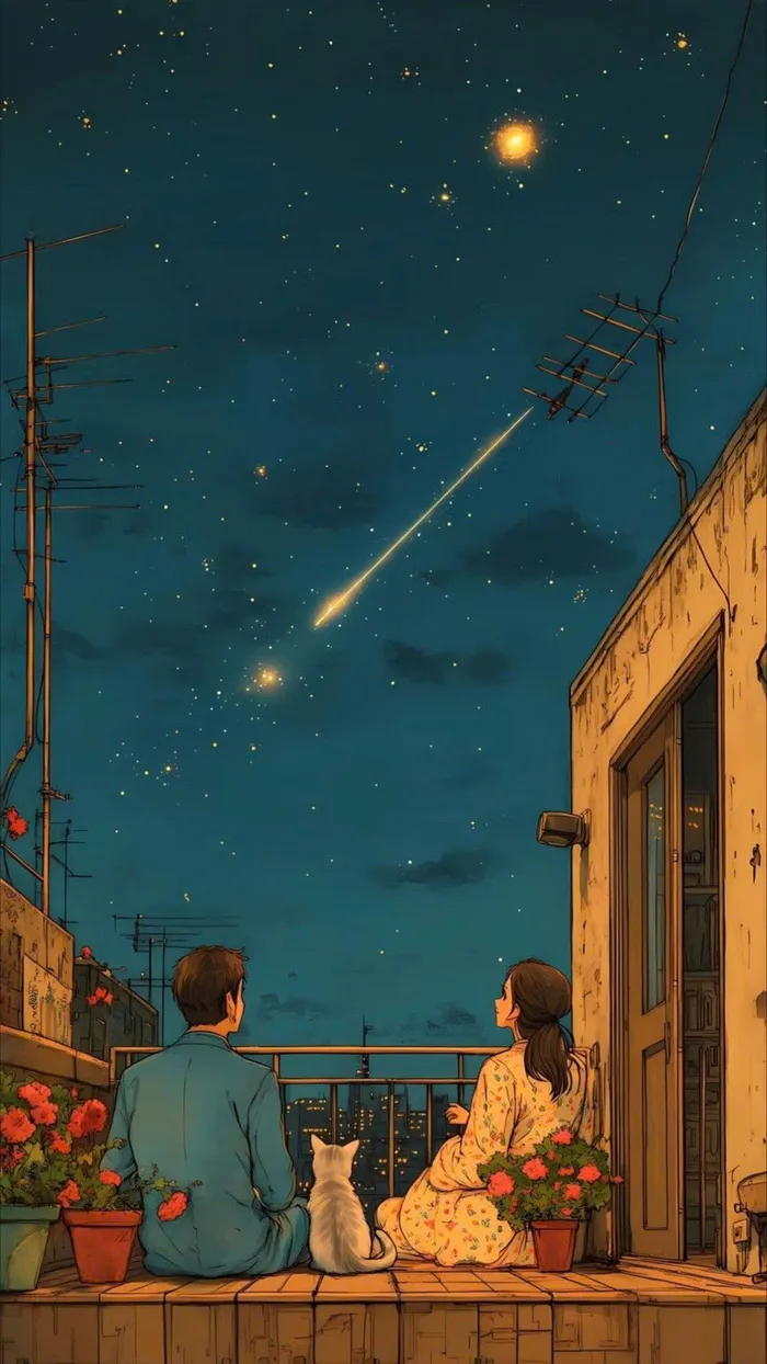 ảnh anime chill lofi