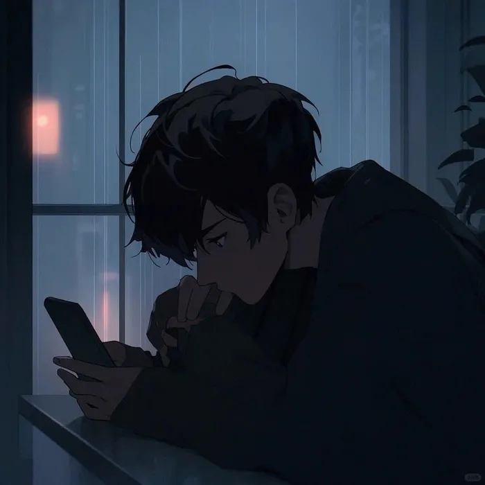 ảnh anime sad boy