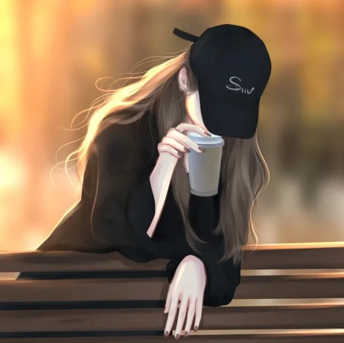 ảnh avatar nữ che mặt