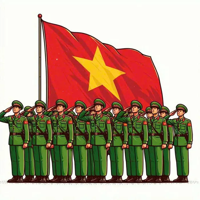 ảnh bộ đội hoạt hình