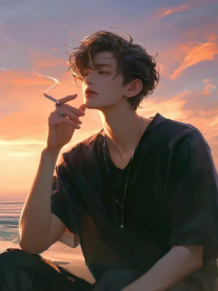 ảnh cầm điếu thuốc 2