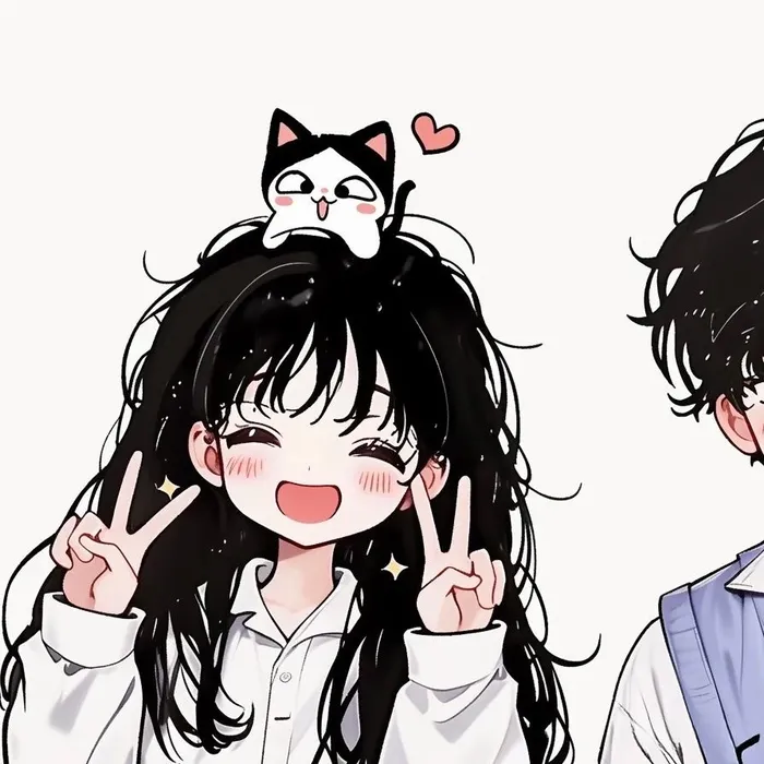 ảnh đôi anime cắt