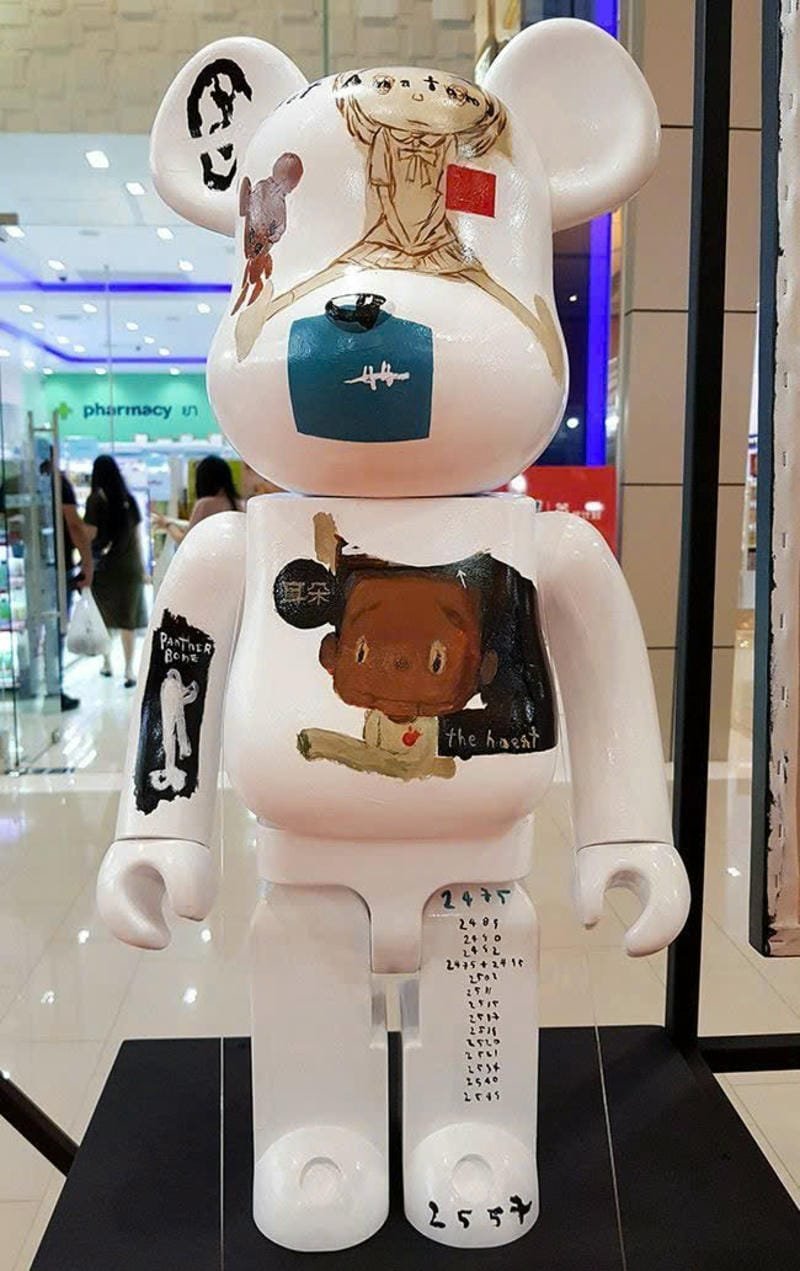 ảnh gấu bearbrick đen