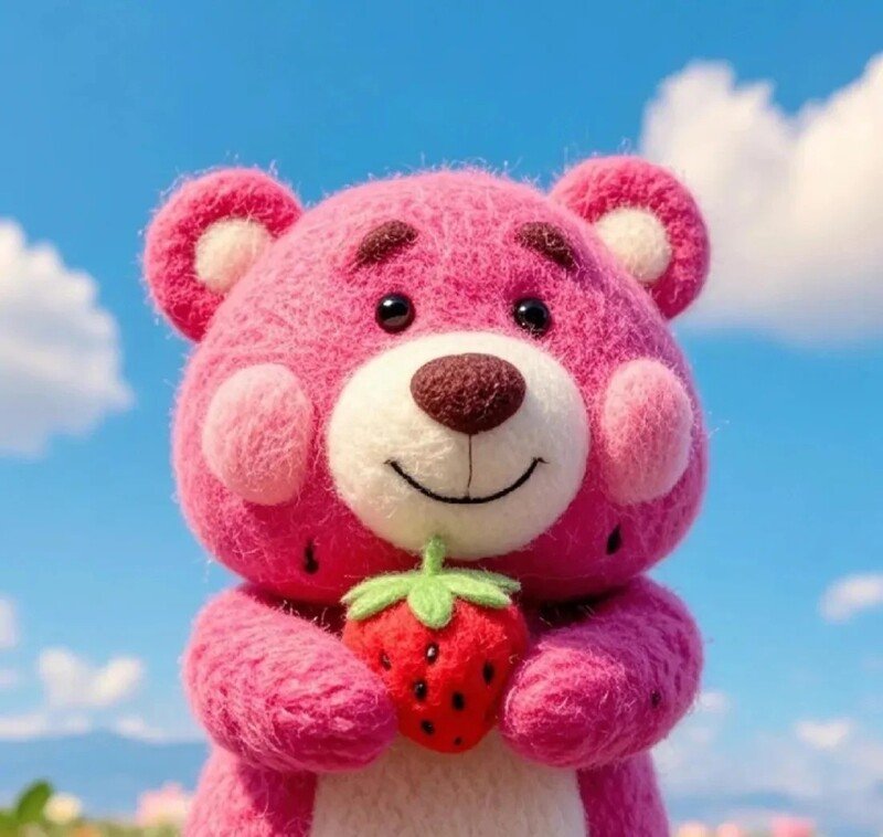 ảnh gấu dâu cute