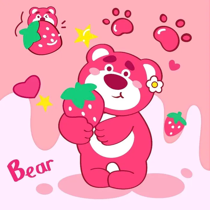 ảnh gấu dâu