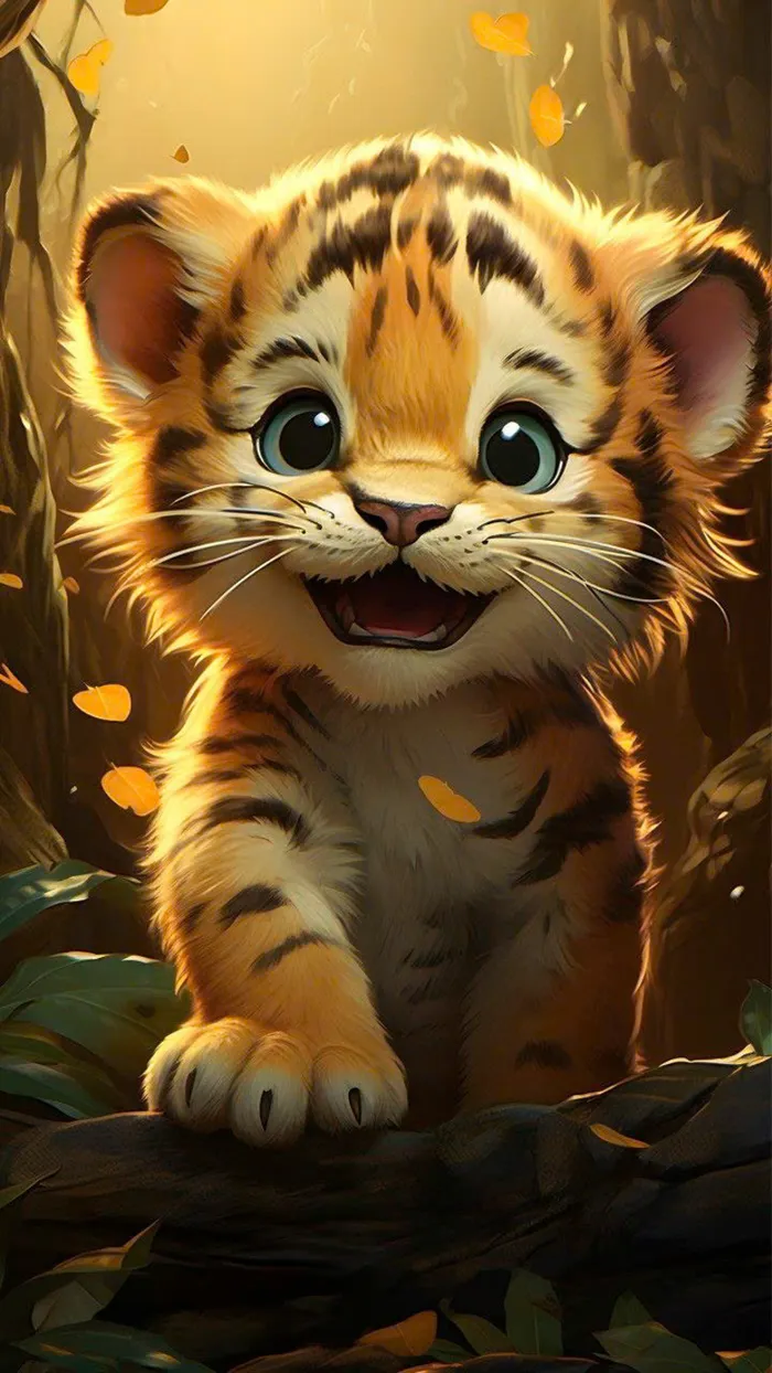 ảnh hổ dễ thương