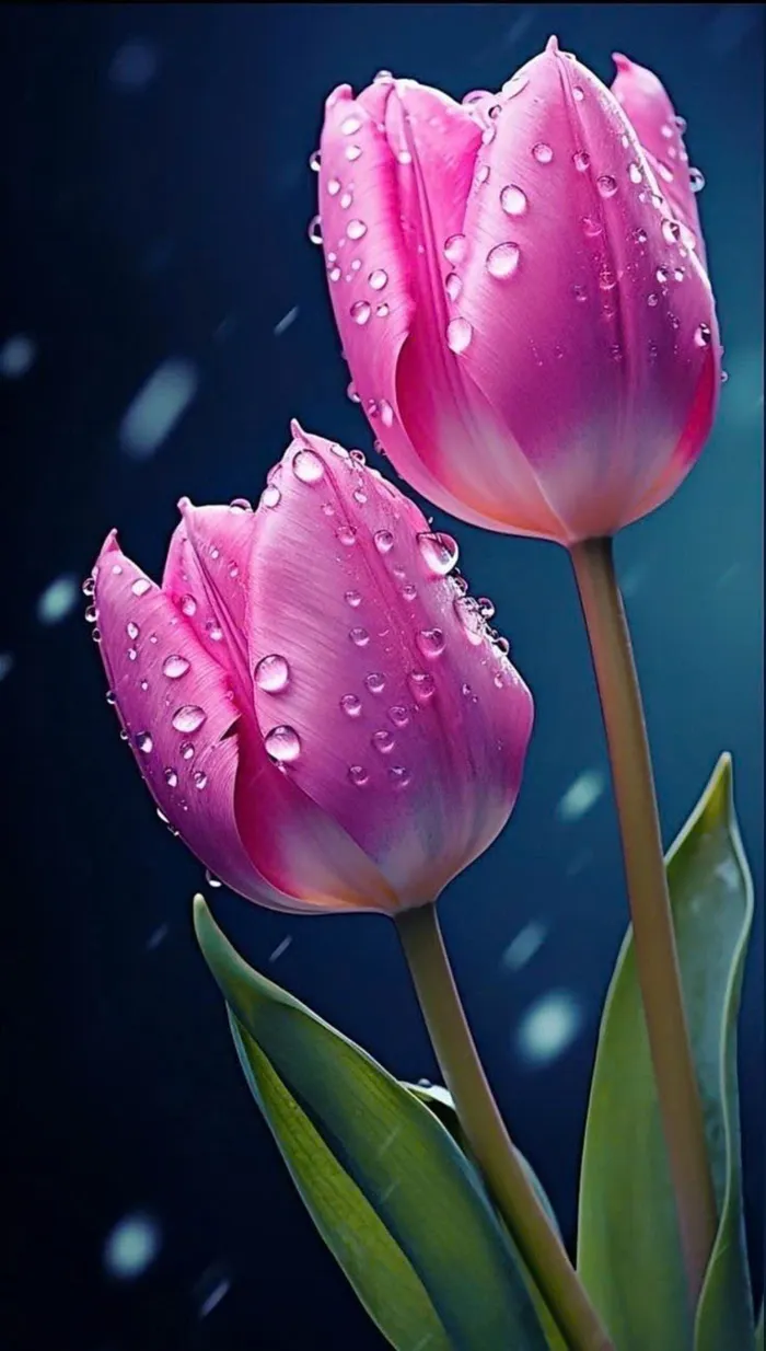 ảnh hoa tulip chill