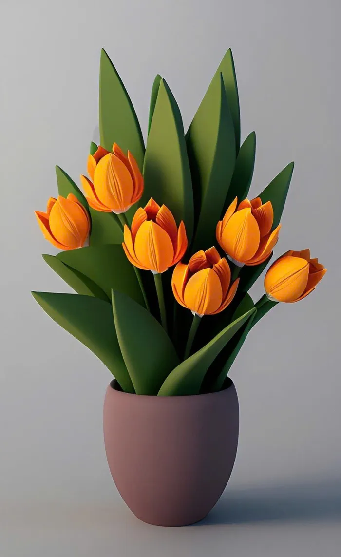 ảnh hoa tulip trắng