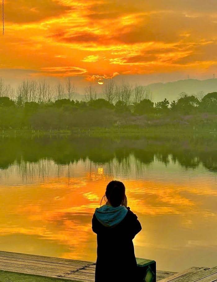 ảnh hoàng hôn buồn