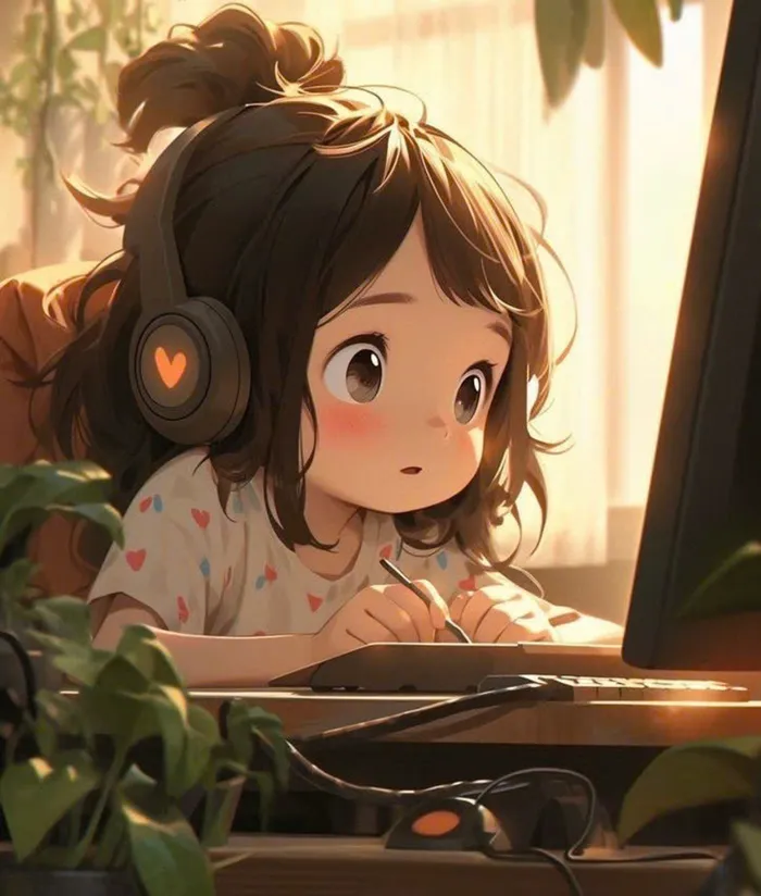 ảnh học tập dễ thương