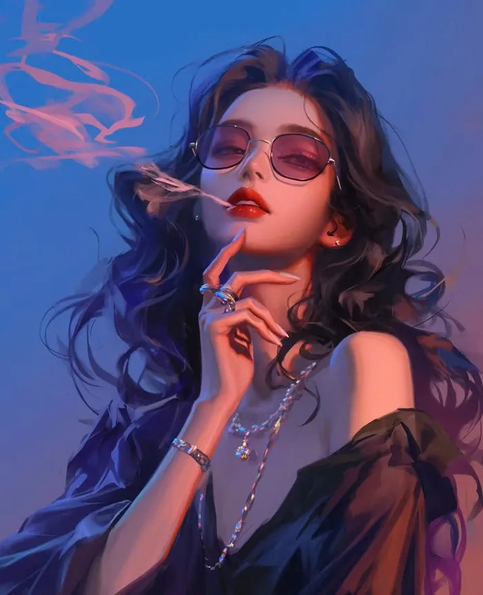 ảnh hút thuốc lá buồn 6