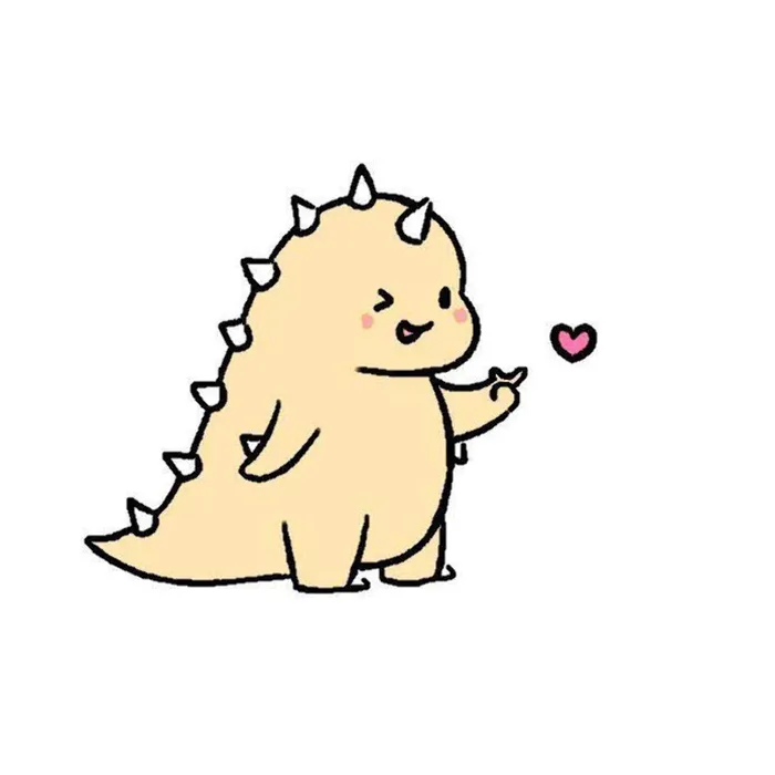 ảnh khủng long chibi