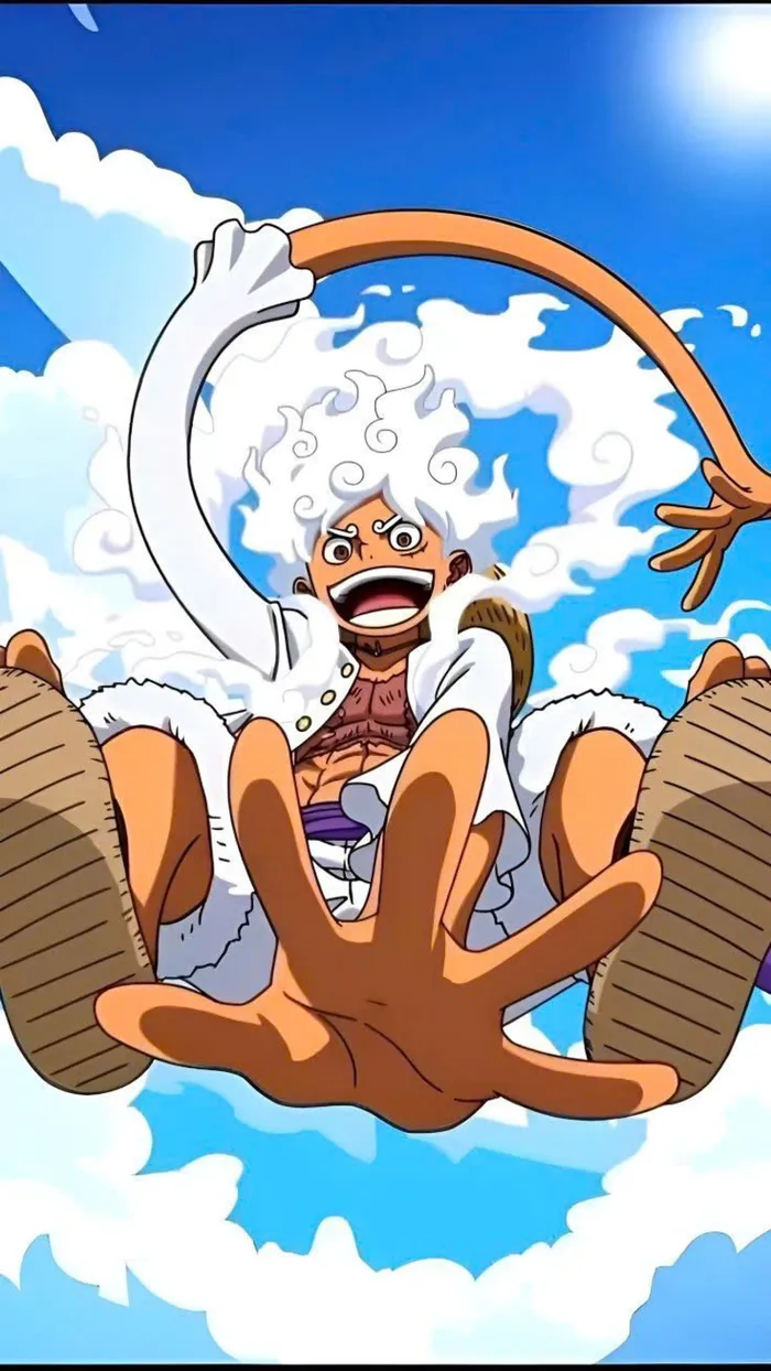 ảnh luffy gear 5 ngầu