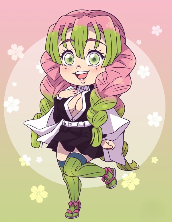 ảnh mitsuri chibi dễ thương