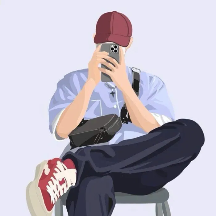 ảnh nam che mặt ngầu