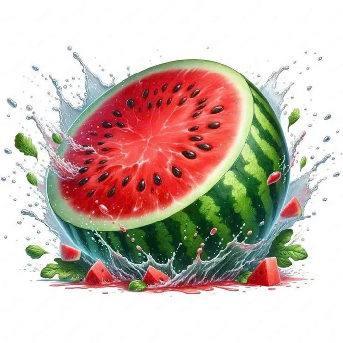 ảnh nền dưa hấu cute