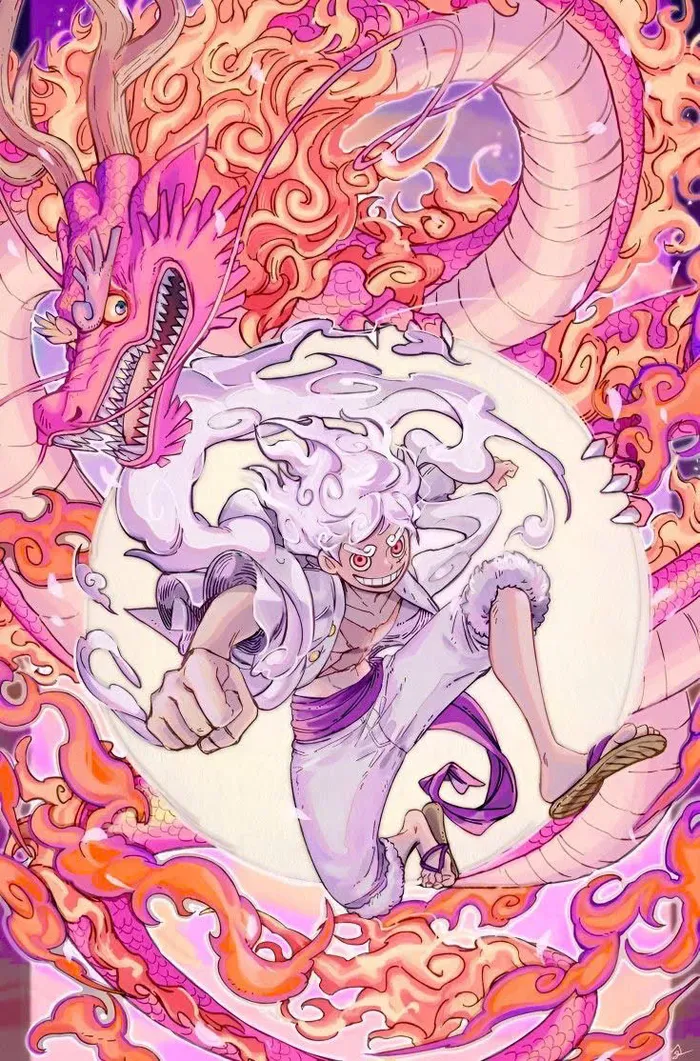 ảnh nền luffy gear 5