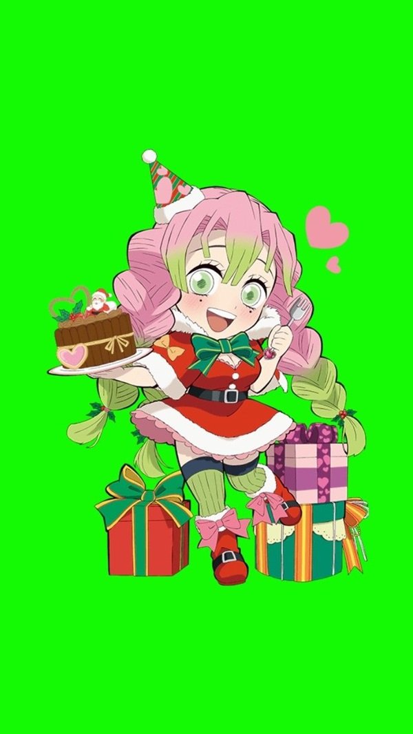 ảnh nền mitsuri chibi cute