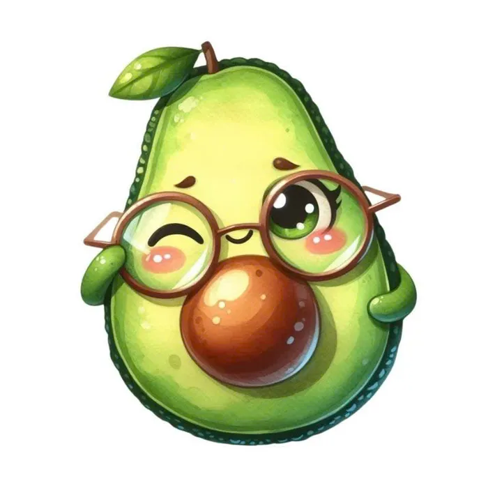 ảnh quả bơ cute