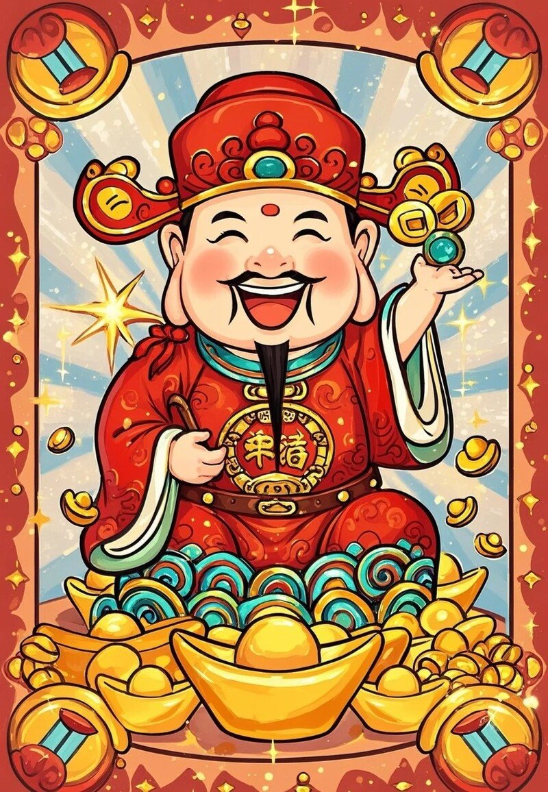 ảnh thần tài ban lộc