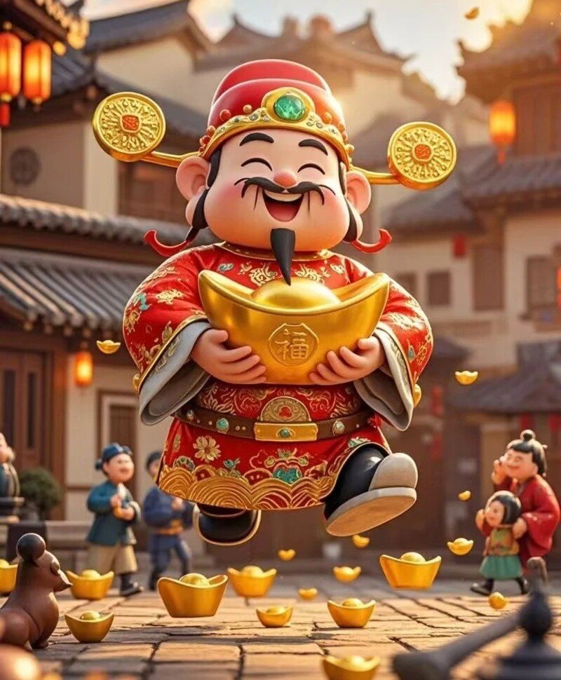 ảnh thần tài làm hình nền