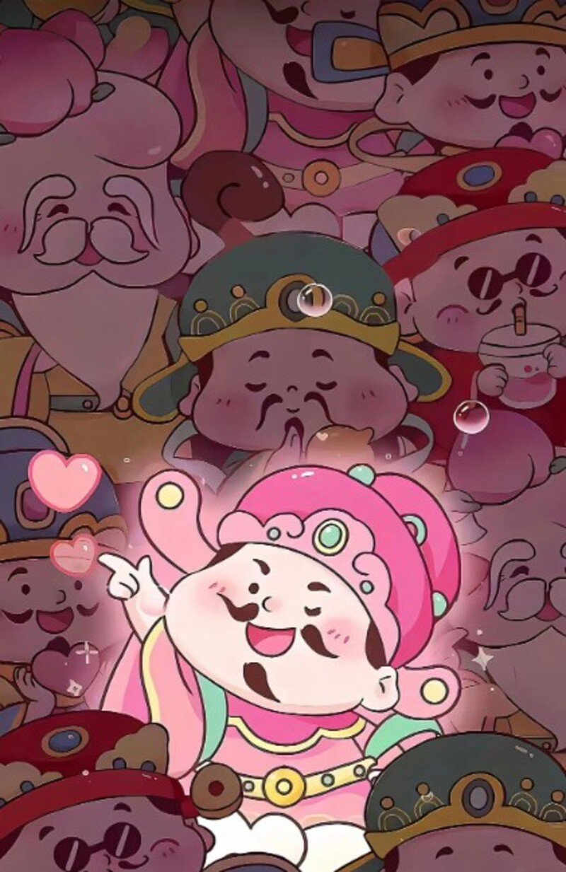 ảnh thần tài phát sáng