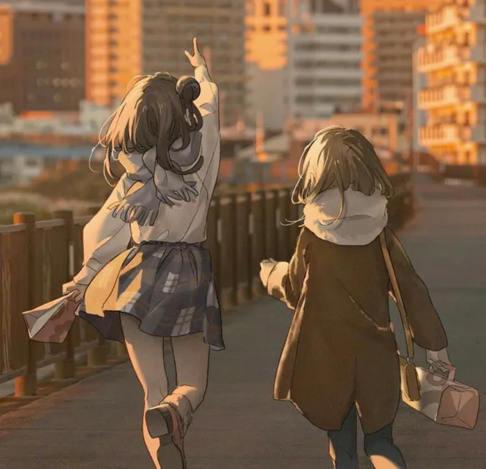 avatar ảnh cặp bạn thân