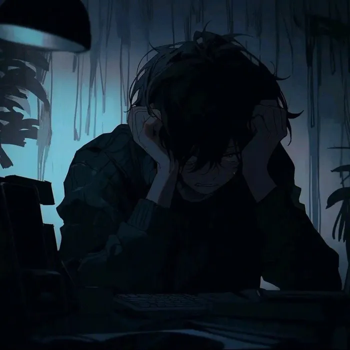 avatar anime sad boy