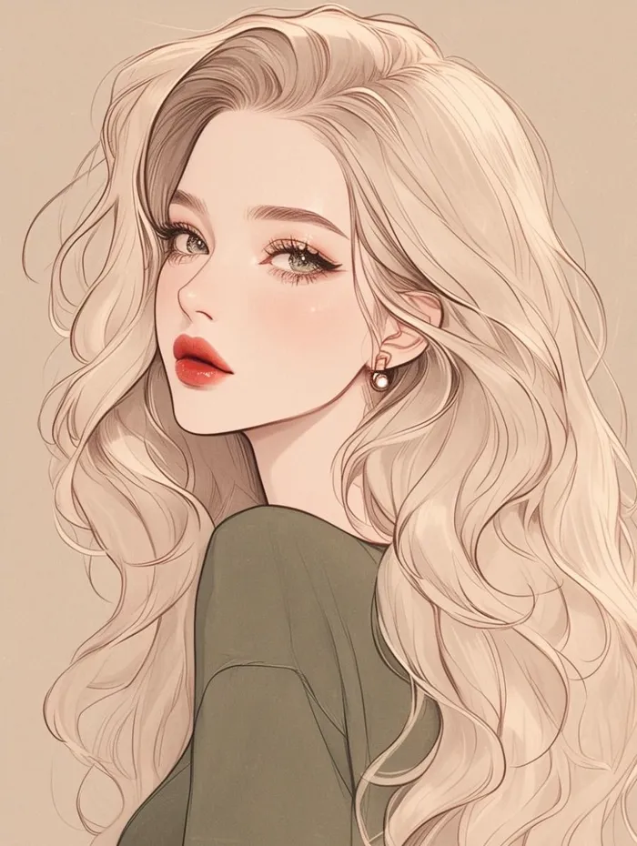 avatar anime sáng nữ