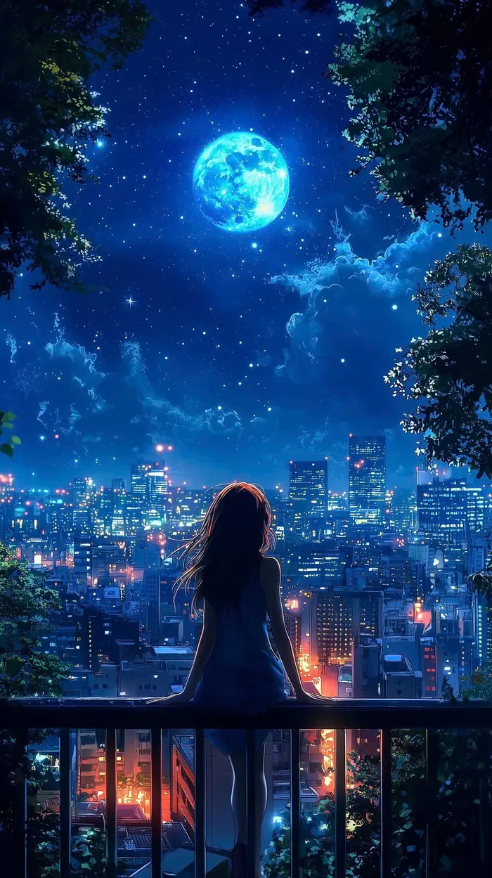 avatar chill phong cảnh