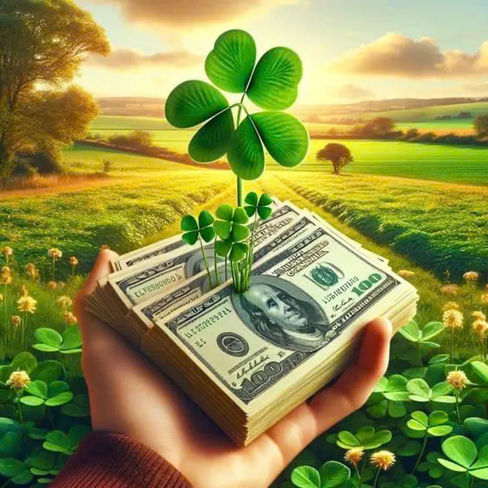 avatar cỏ 4 lá may mắn