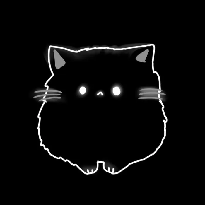 avatar đen có chữ