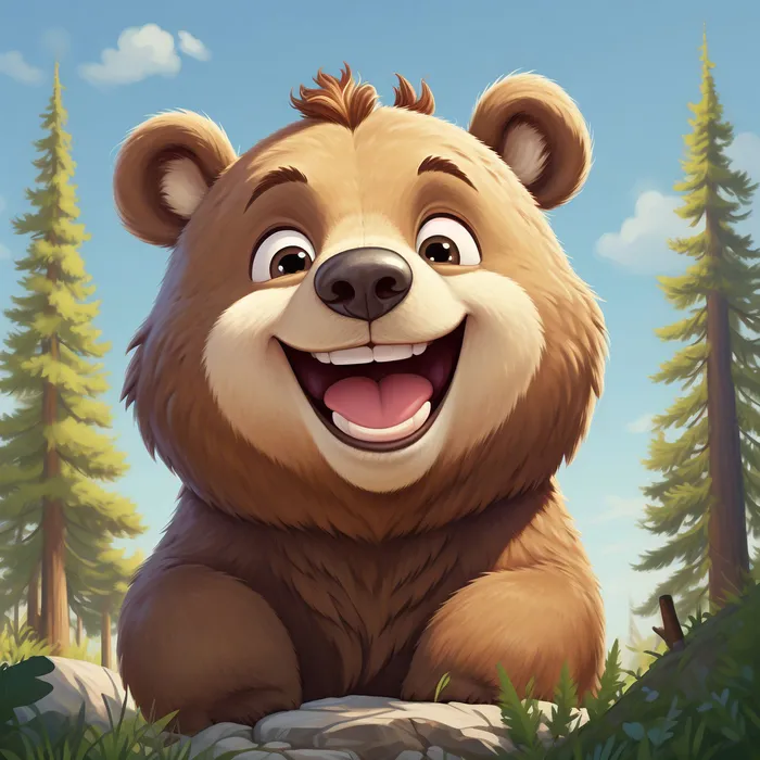 avatar gấu nâu cute