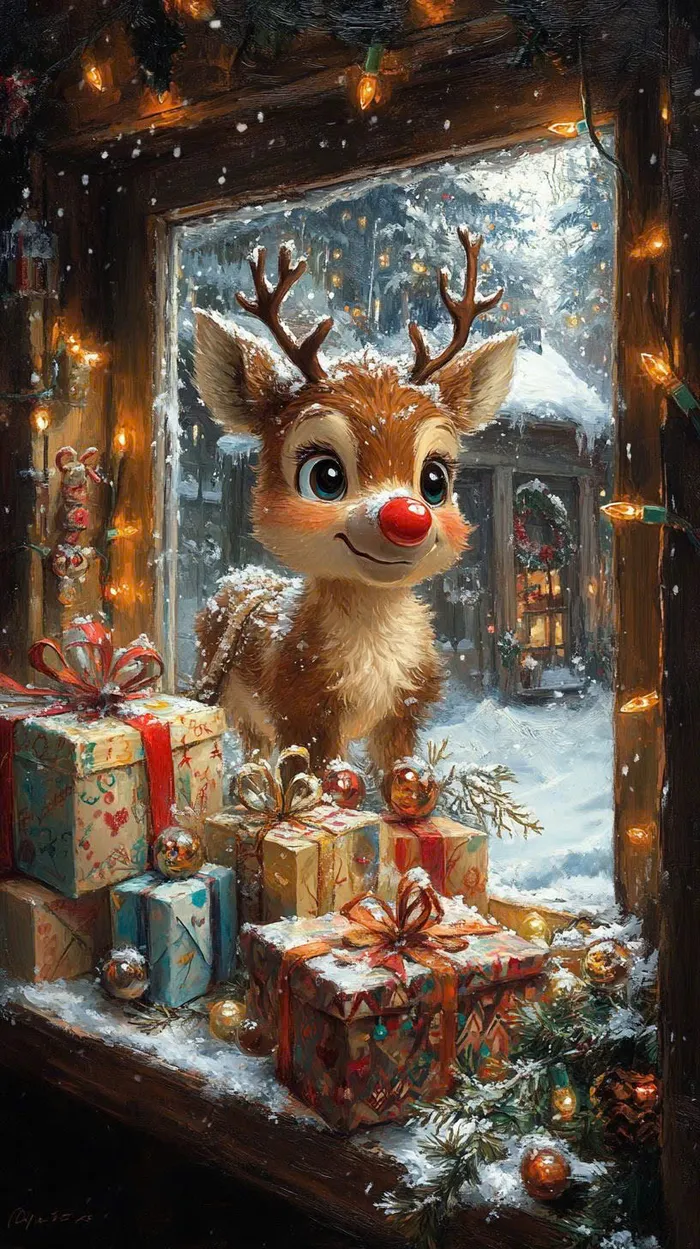 avatar giáng sinh mèo