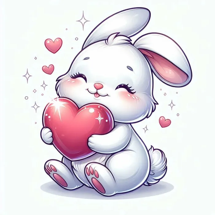 avatar hình con thỏ