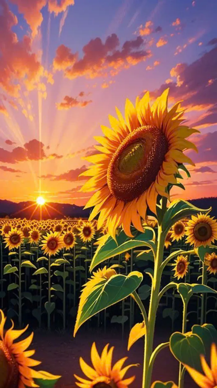 avatar hoa hướng dương đẹp