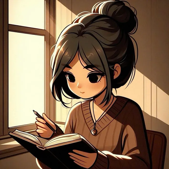 avatar học tập chăm chỉ