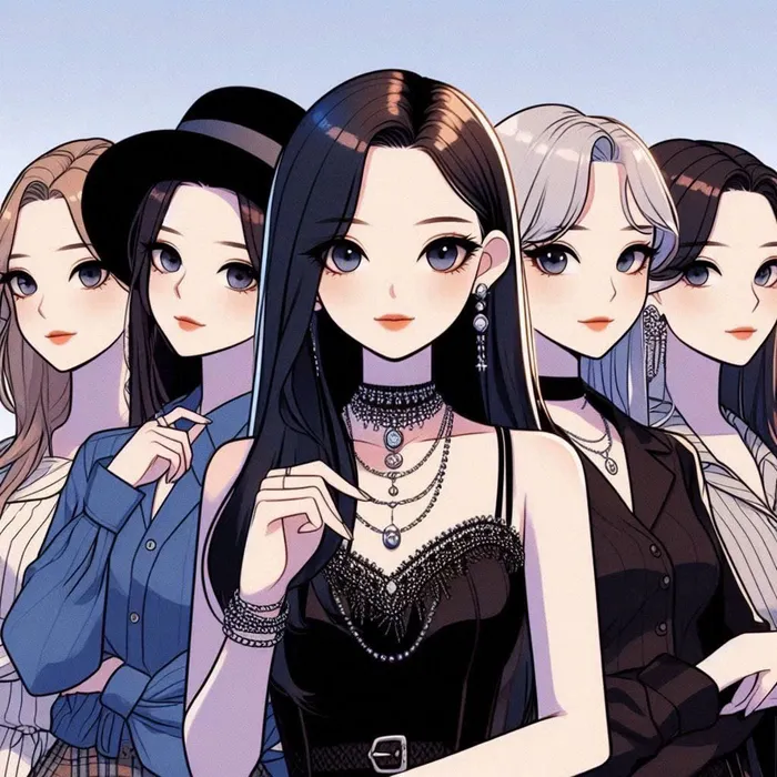 avatar nhóm 6 người