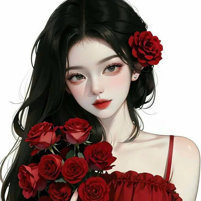 avatar nữ ngầu anime