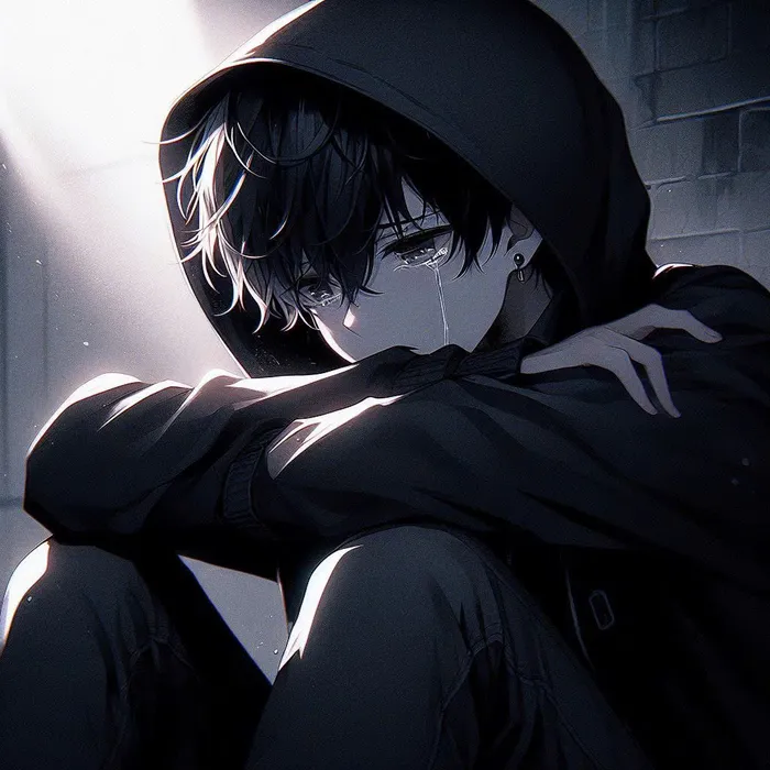 avatar sad boy anime