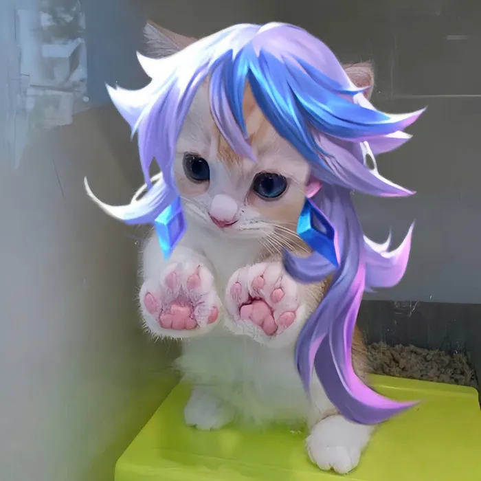 avt avatar ảnh mèo cute