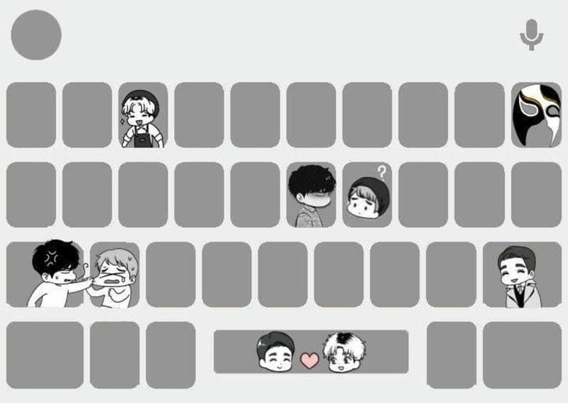 bàn phím hình nền