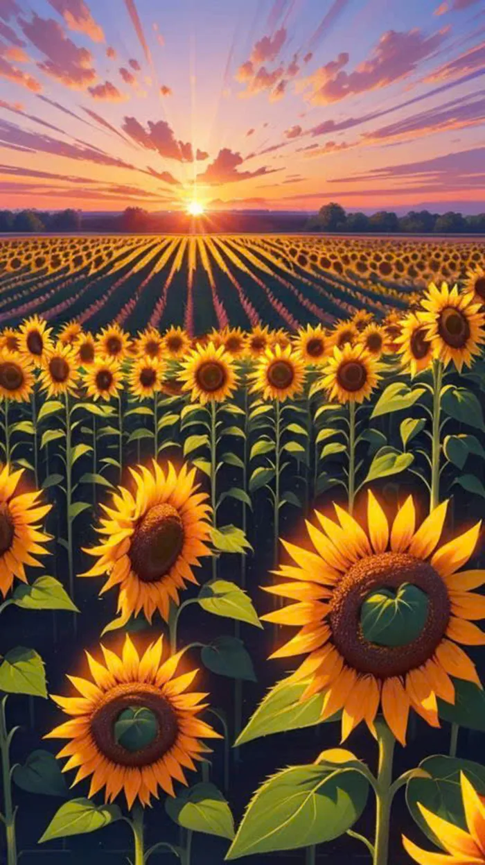 bộ ảnh hoa hướng dương