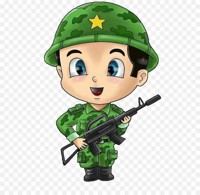 bộ đội chibi dễ thương hình ảnh