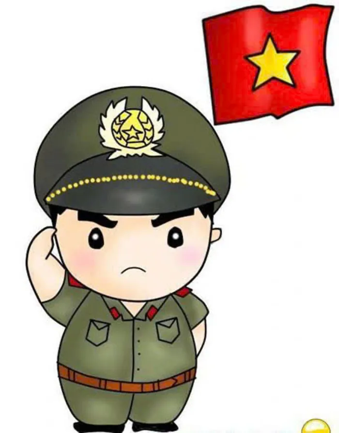 bộ đội chibi hình nahr