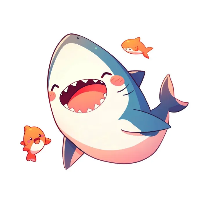 cá mập chibi