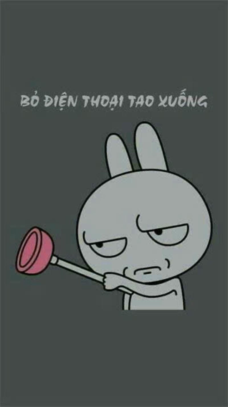 cấm đụng vào điện thoại tao