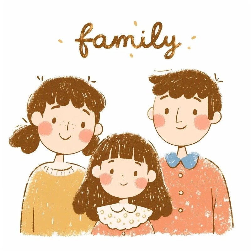chibi gia đình