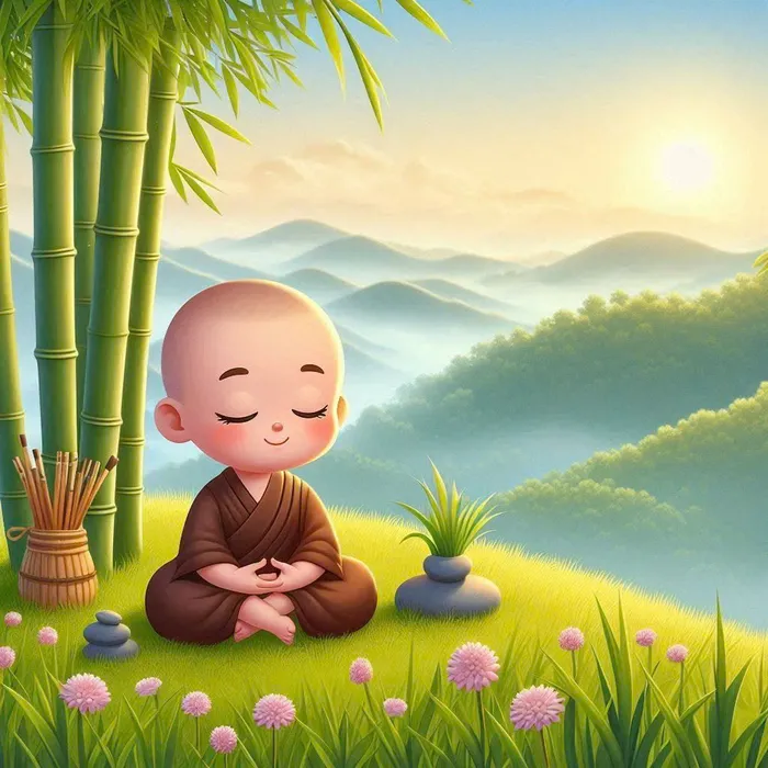 chú tiểu ảnh phật đẹp làm hình nền